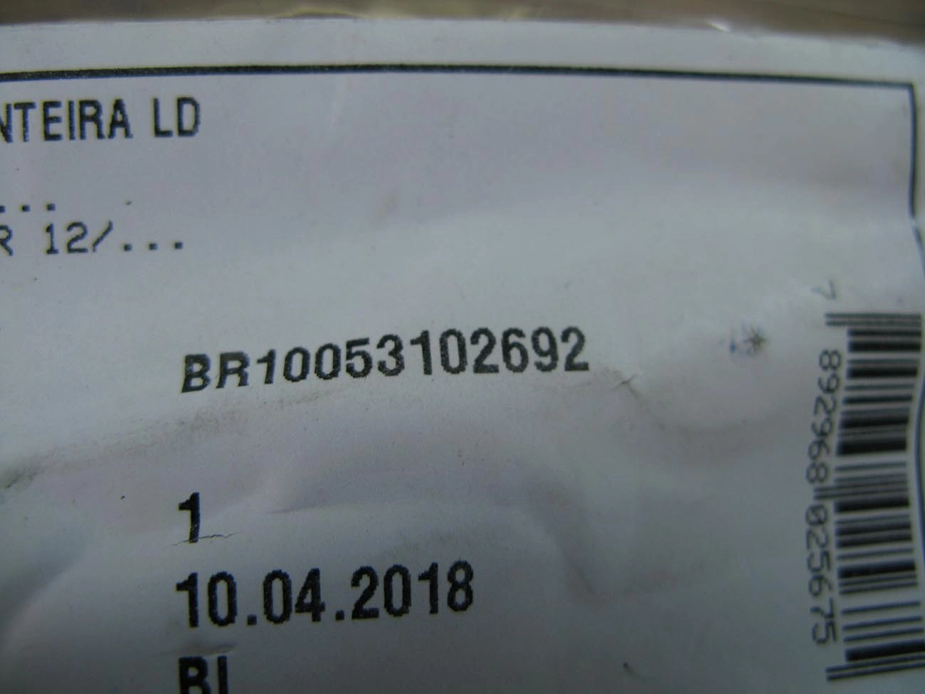 BIELETA DIANTEIRA DIREITA GM NOVA S-10/S-10/TRAILBLAZER 12/21