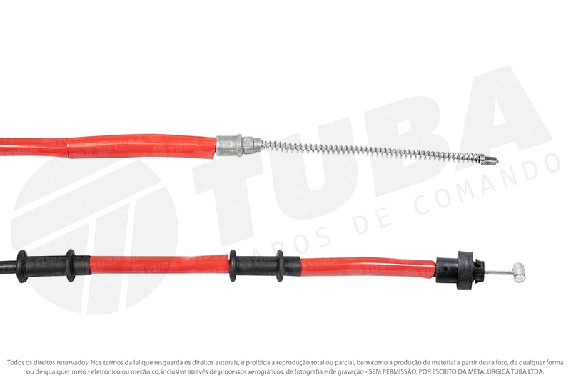 CABO DE FREIO FIAT DOBLO CARGO 1.3/1.6/1.8 2002/ - TRASEIRO ESQUERDOCBV147.214 - 1750MM