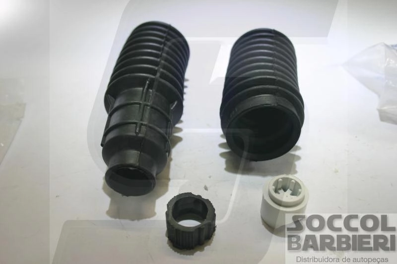 KIT BUCHAS CAIXA DE DIRECAO FIAT UNO/PREMIO/ELBA/FIORINO - 2 BUCHAS - 2 COIFAS/SANFONAS
