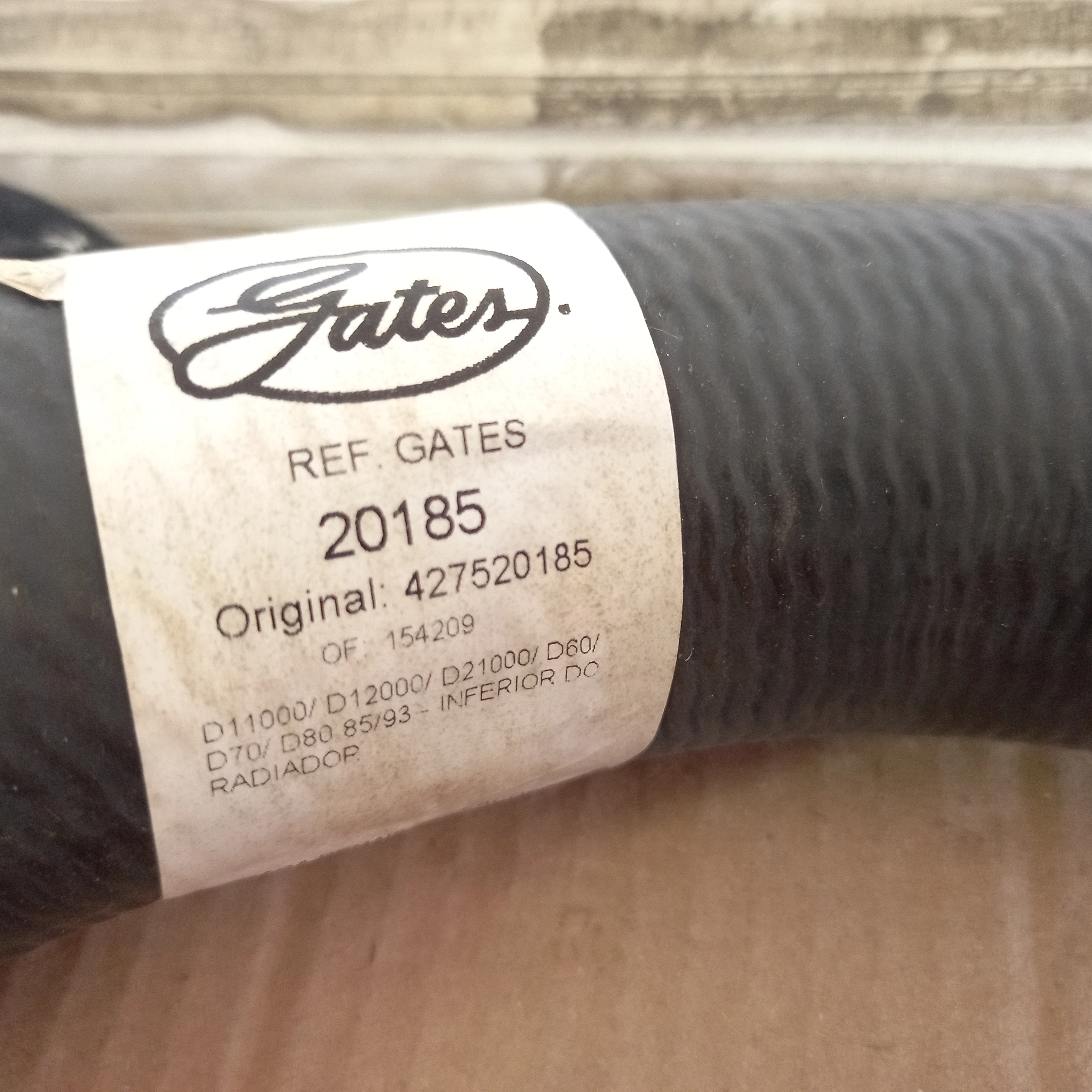 MANGUEIRA RADIADOR INFERIOR GM D-60/70/80/11000/21000 85/93