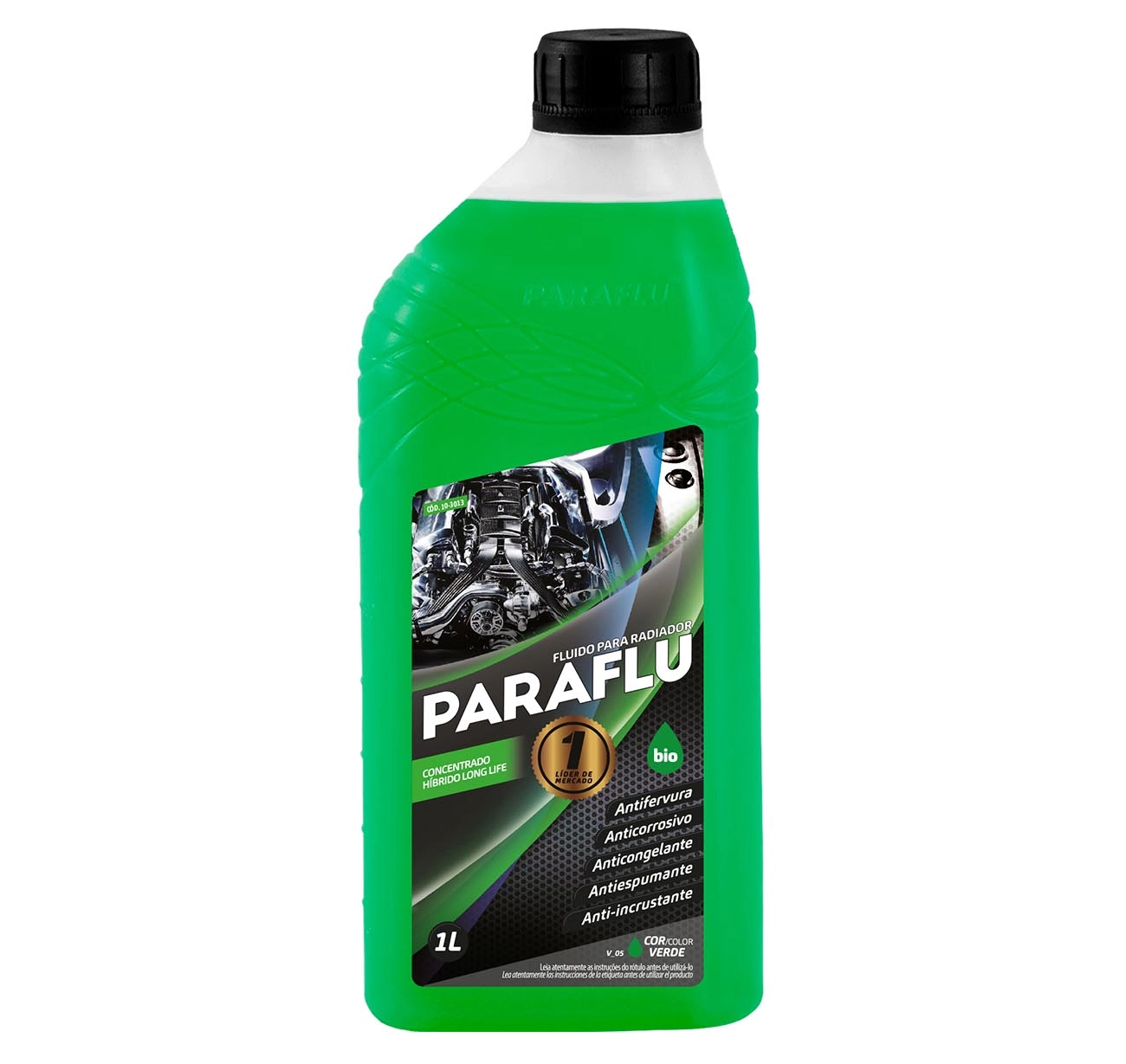 ADITIVO RADIADOR HIBRIDO LONG LIFE SINTETICO 1 LITRO - COR VERDE CAIXA COM 12PÇS