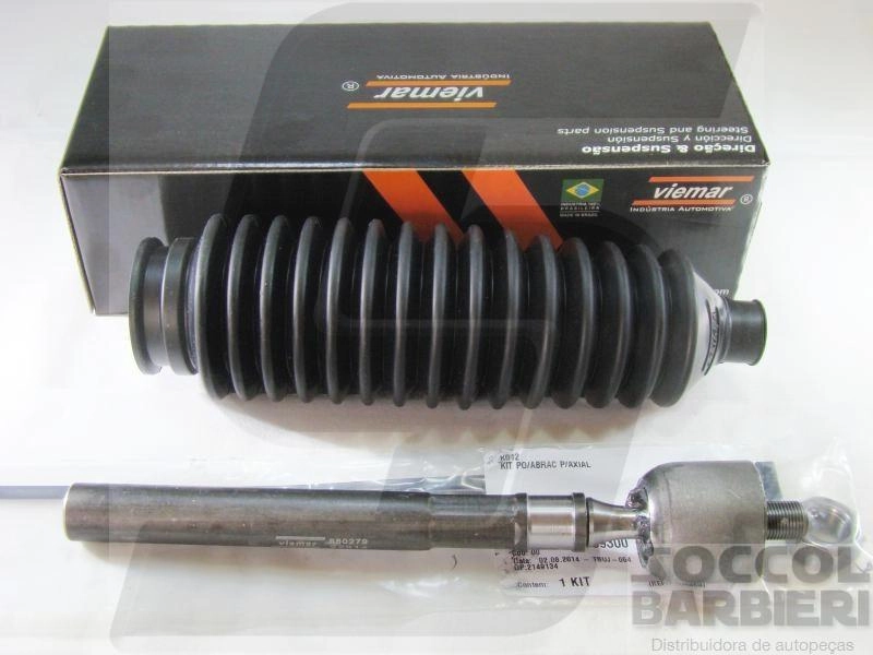 ARTICULAÇÃO/BARRA AXIAL DIREÇÃO COM COIFA DIREITA/ESQUERDA FORD CORCEL/BELINA/DEL REY/PAMPA TODOS