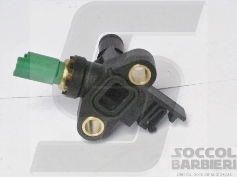 PLUG ELETRÔNICO/SENSOR TEMPERATURA ÁGUA MOTOR FIRE 8V VERDE COM FLANGE FIAT DOBLO/FIORINO/IDEA/PALIO/PUNTO/SIENA/STRADA/UNO