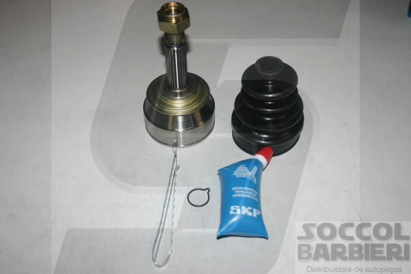 JUNTA HOMOCINÉTICA LADO RODA 20X20 DENTES/ESTRIAS TRAVA EXTERNA FIAT 147 1050/1300 76/87 UNO/PREMIO 84/85 20/20