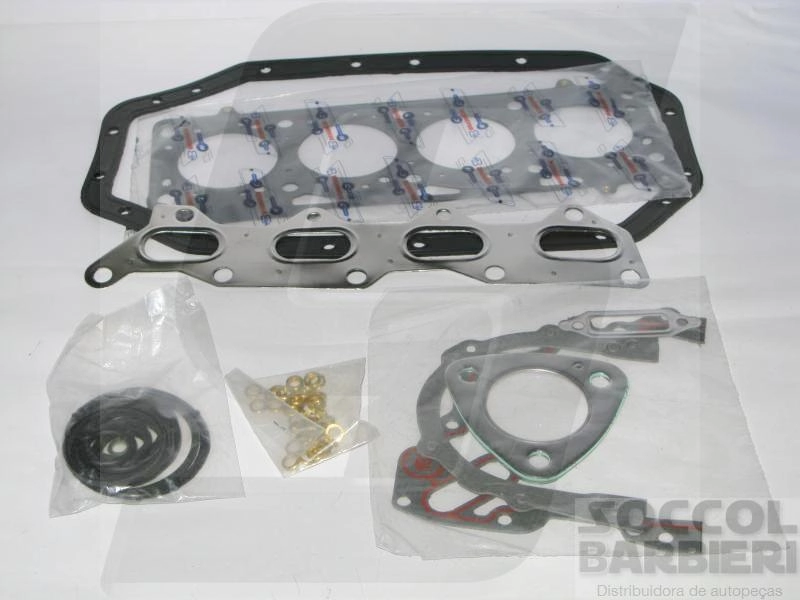 JOGO JUNTAS MOTOR SEM RETENTOR VW GOL/PARATI 1.0 16V 2002/ EA111/POWER - JUNTA CABEÇOTE METÁLICA