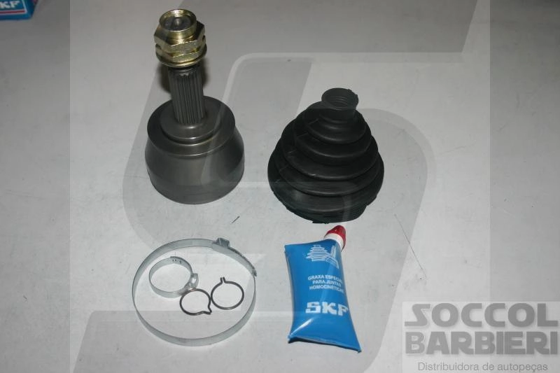 JUNTA HOMOCINÉTICA FIXA LADO RODA 20X22 DENTES/ESTRIAS TRAVA EXTERNA FIAT PALIO/SIENA 1.0/1.3 8/16V 01/ FIRE 20/22