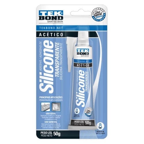SILICONE TEKBOND TRANSPARENTE NEUTRO 50GRS