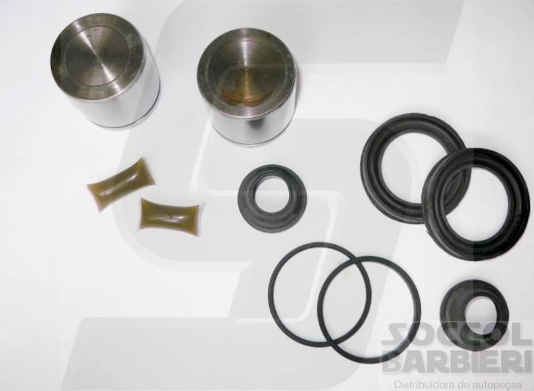 REPARO PINCA DE FREIO COM PISTAO - FORD F-1000 93/98 - GM D-20 93/96 - DIANTEIRO C/2 PISTOES 1 LADO