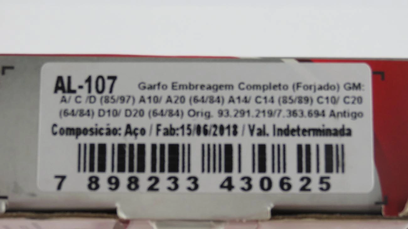 GARFO EMBREAGEM GM A/C/D-10/20 64/