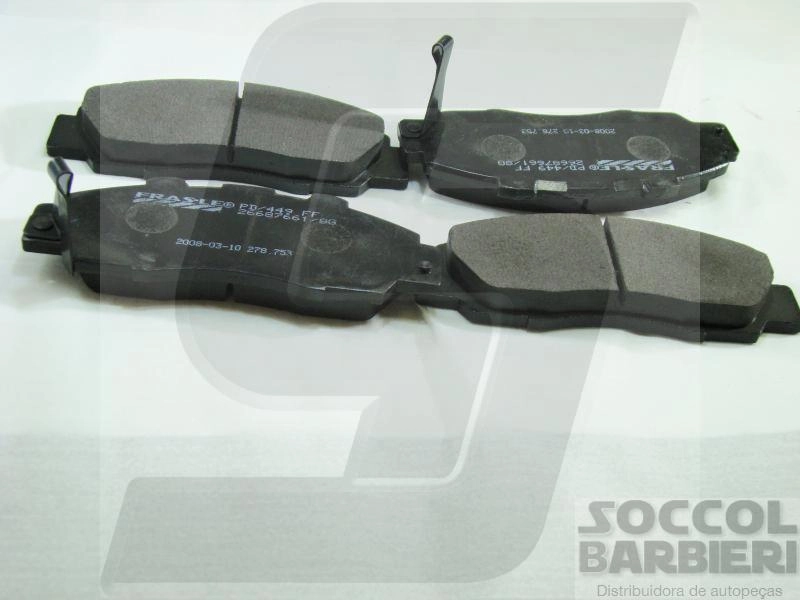 PASTILHA FREIO RODA DIANTEIRA HONDA ACCORD 1.9 96/98 2.0 93/ 3.0 CIVIC 1.8 16V 98/01