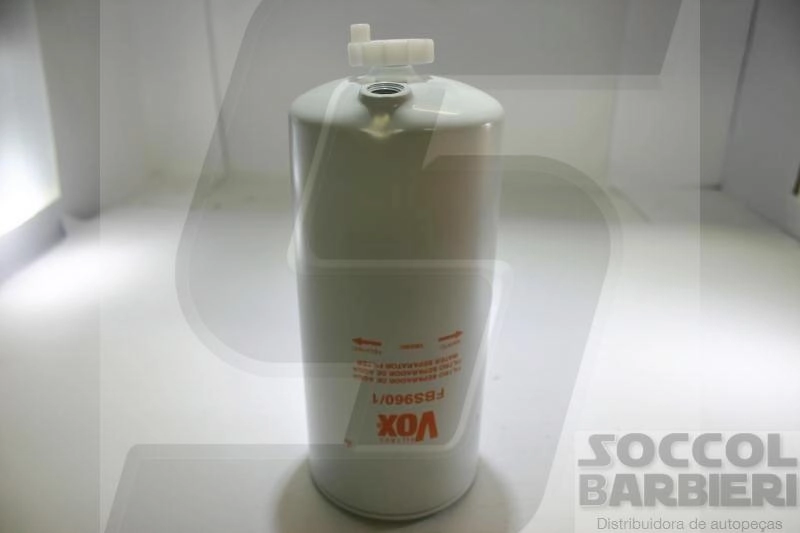 FILTRO BLINDADO COMBUSTÍVEL SEPARADOR ÁGUA FORD CARGO 99/ COM DRENO