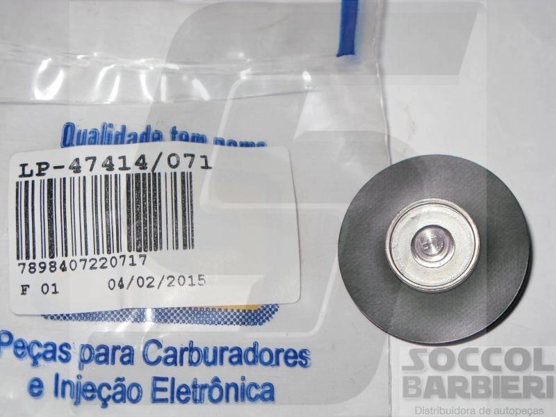 DIAFRAGMA REGULADOR PRESSÃO INJEÇÃO ELETRÔNICA PRESSAO FIAT TIPO 1.6 VW GOL GL BOSCH MONOMOTRONIC