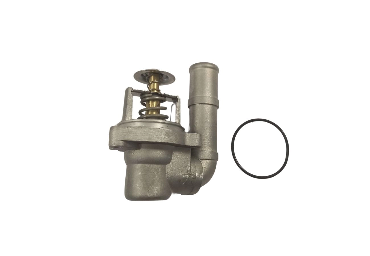VÁLVULA TERMOSTÁTICA ELÉTRICA COM FLANGE ALUMÍNIO FORD NOVO KA 1.0 08/14 COURIER 1.6 07/13 FLEX