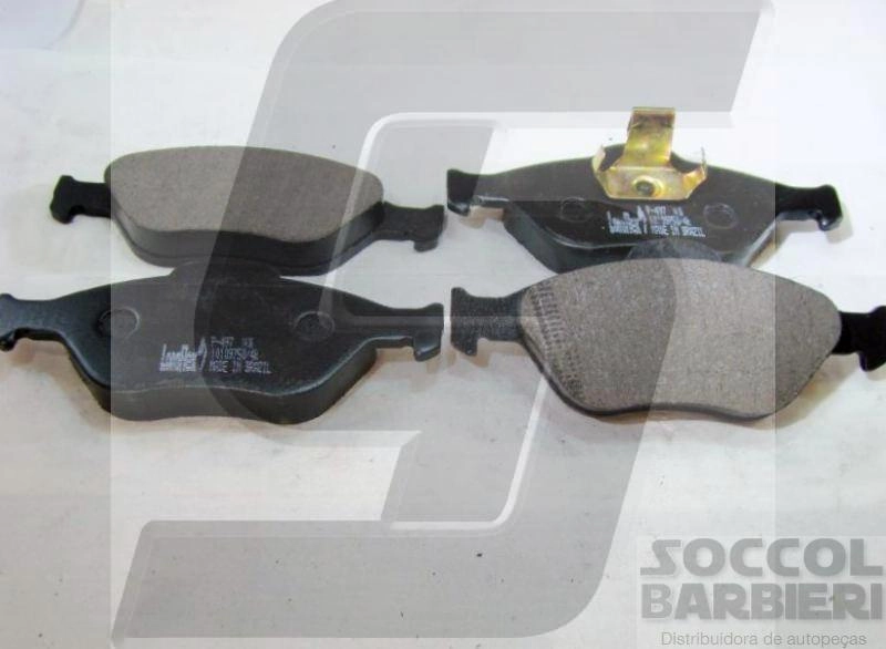 PASTILHA FREIO RODA DIANTEIRA FORD NOVO FIESTA 1.0/1.6 SUPER CHARGER C/ABS ECOSPORT TODOS