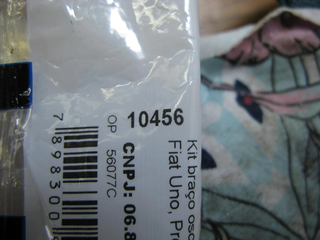 KIT BRAÇO OSCILANTE BRACO FIAT UNO/PREMIO/FIORINO 91/