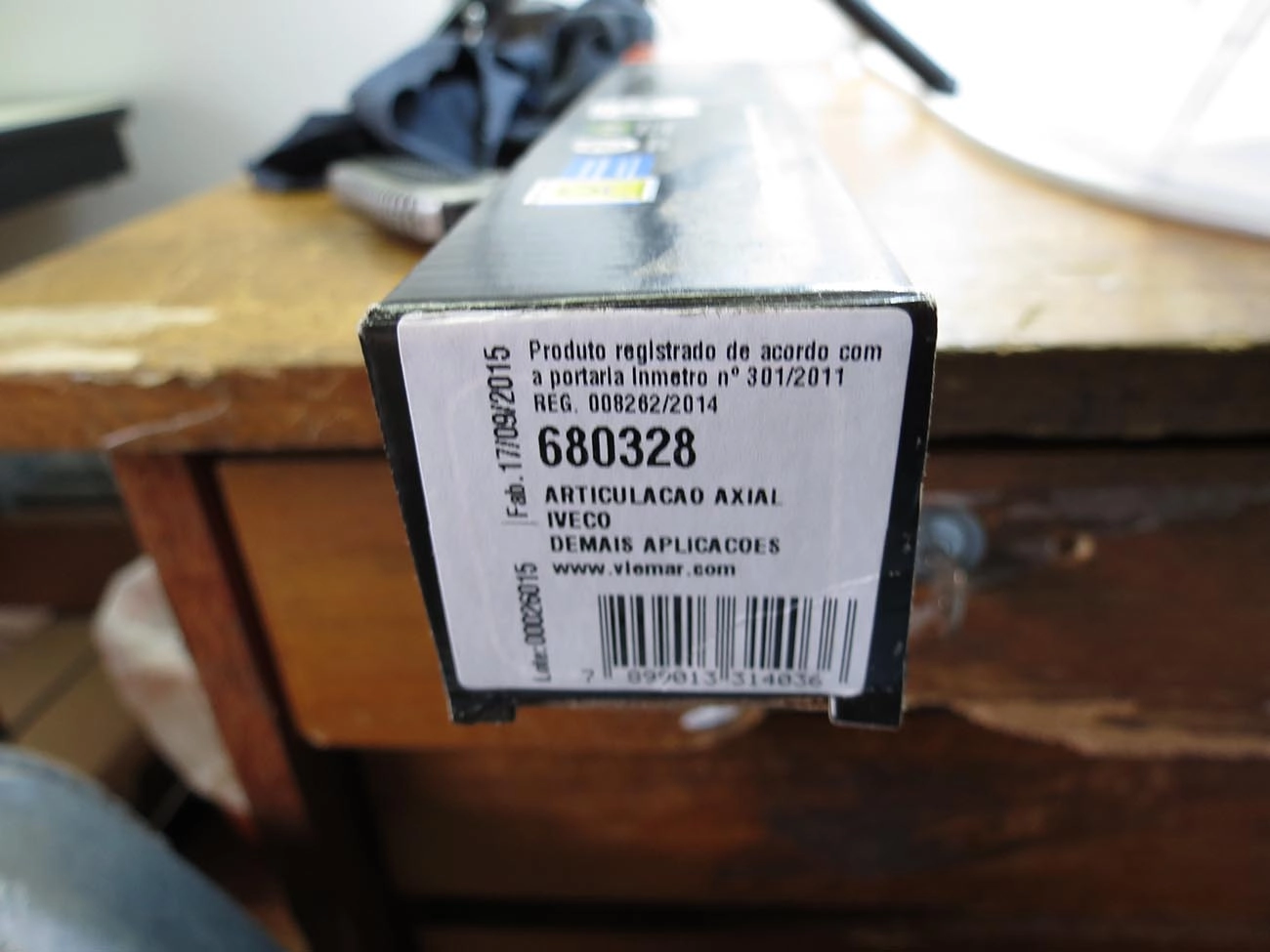 ARTICULAÇÃO/BARRA AXIAL DIREÇÃO HIDRÁULICA IVECO DAILY 08/22 35S14/40S14/45S14/45S16/45S17