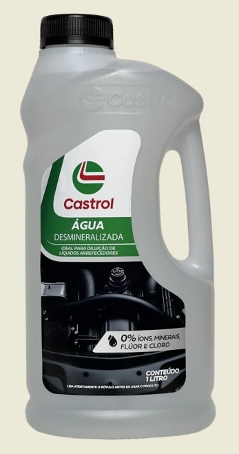 ÁGUA DESMINERALIZADA CASTROL - 1 LITRO
