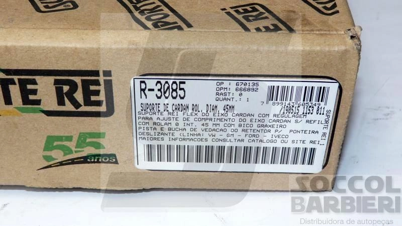 ROLAMENTO DO CARDAN VW 12.170/14.150/14.170/14.200/16.200/16.210/16.220 - 45MM FLEX