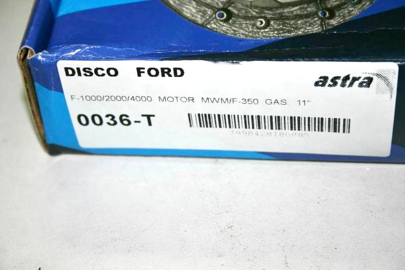 DISCO EMBREAGEM FORD F-1000/4000/350/400 MWM /03.92 - F-2000 MWM - 280MM