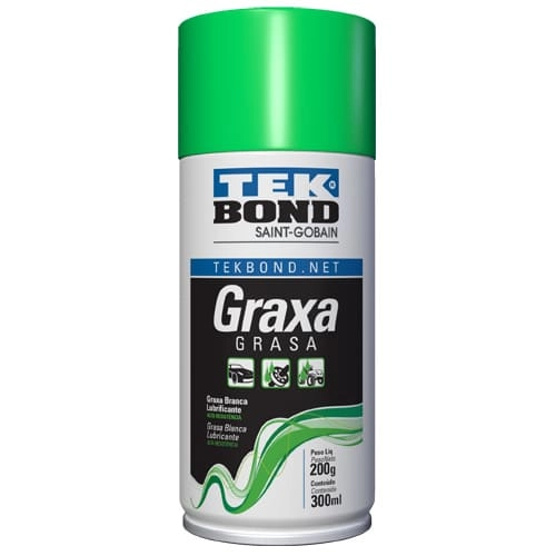 GRAXA BRANCA SPRAY TEKBOND - 200GRS 300ML