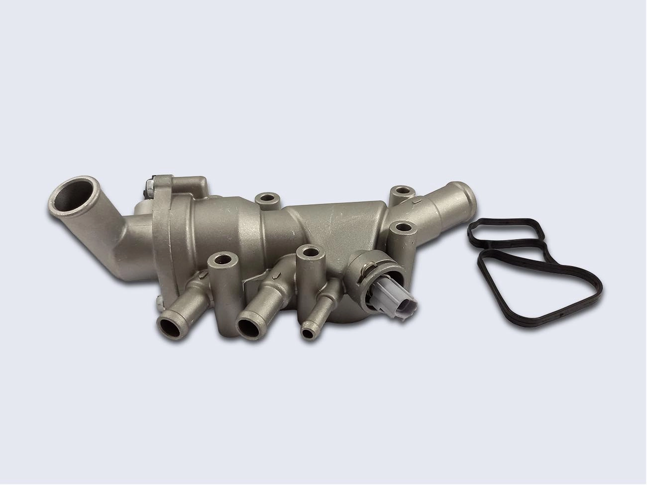 CARCACA ALUMINIO COM VALVULA TERMOSTATICA/SENSOR FORD NOVO FIESTA 06/14 - ECOSPORT 06/12 - FLEX