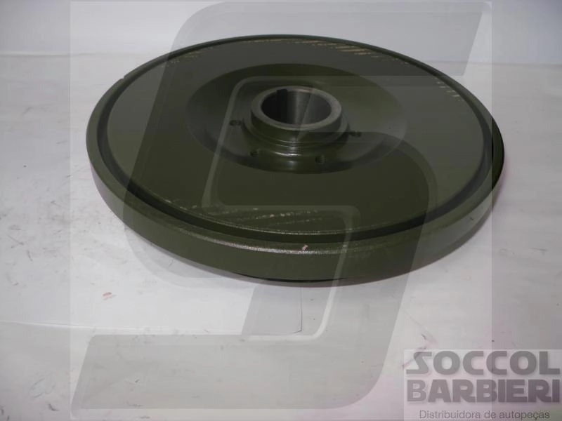 POLIA ANTIVIBRADOR VIRABREQUIM MB 1214/1414/1418/1618/1620/1720 - 2 CANAIS 225MM - OM-366A/LA