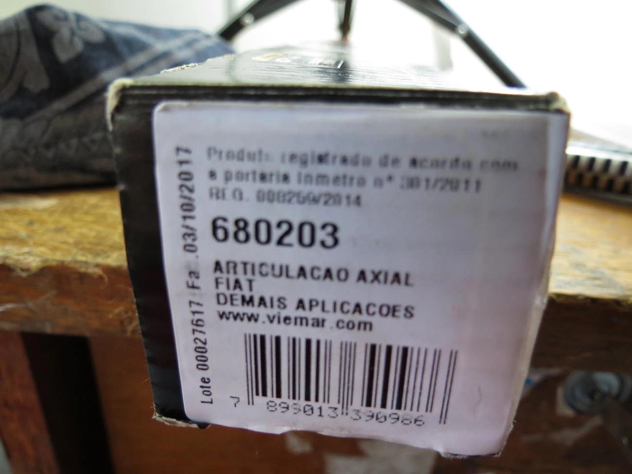 ARTICULAÇÃO/BARRA AXIAL DIREÇÃO FIAT STILO 01/10 HIDRÁULICA - 01/10 - BRAVO 11/16 ELÉTRICA