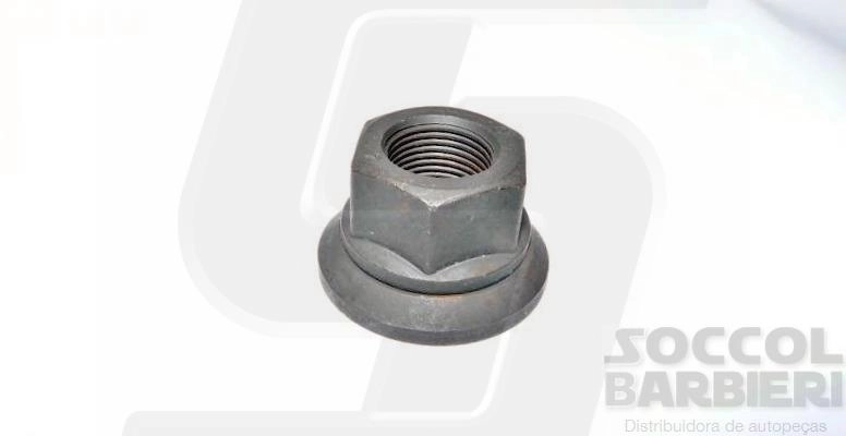 PORCA RODA DIANTEIRA OU TRASEIRA 20MM FORD CARGO 1113/1114/1117 CHAVE 30 OSCILANTE 20 MM