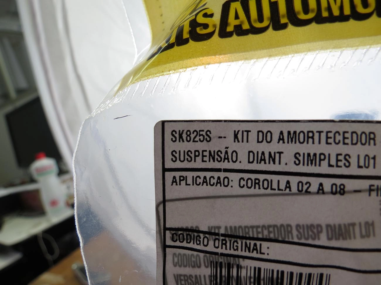 KIT AMORTECEDOR TOYOTA COROLLA/FIELDER 2002/2015 - DIANTEIRO