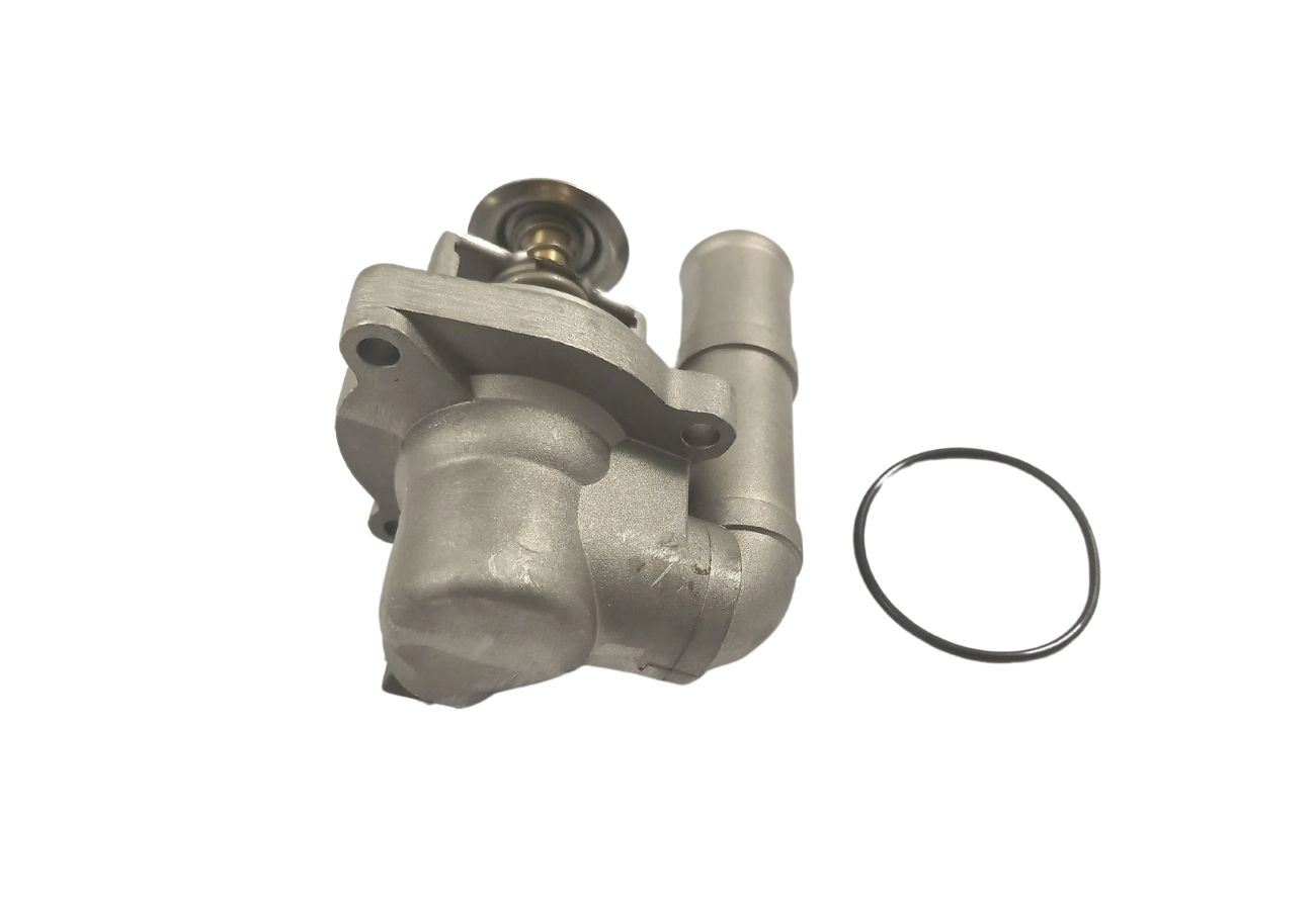 VÁLVULA TERMOSTÁTICA ELÉTRICA COM FLANGE ALUMÍNIO FORD NOVO KA 1.0 08/14 COURIER 1.6 07/13 FLEX