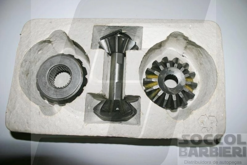 KIT REPARO DIFERENCIAL/CAIXA SATÉLITE EIXO HL0/14/15/20 RODAGEM SIMPLES SATELITE/DIFERENCIAL MB SPRINTER 312/313/412 2000/