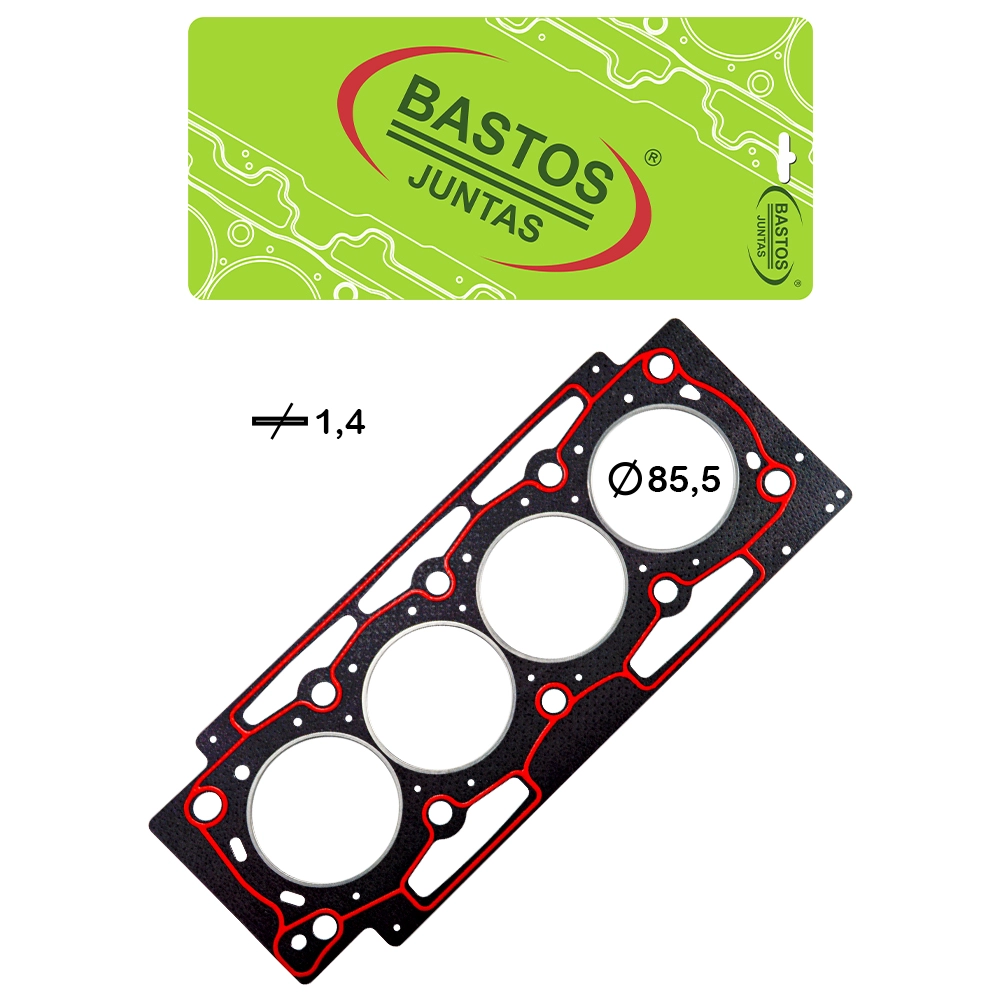 JUNTA CABEÇOTE DE FIBRA 1,20MM - PEUGEOT 307/308/406/407/408  - CITROEN C4/C5/PICASSO - MOTOR 2.0 16