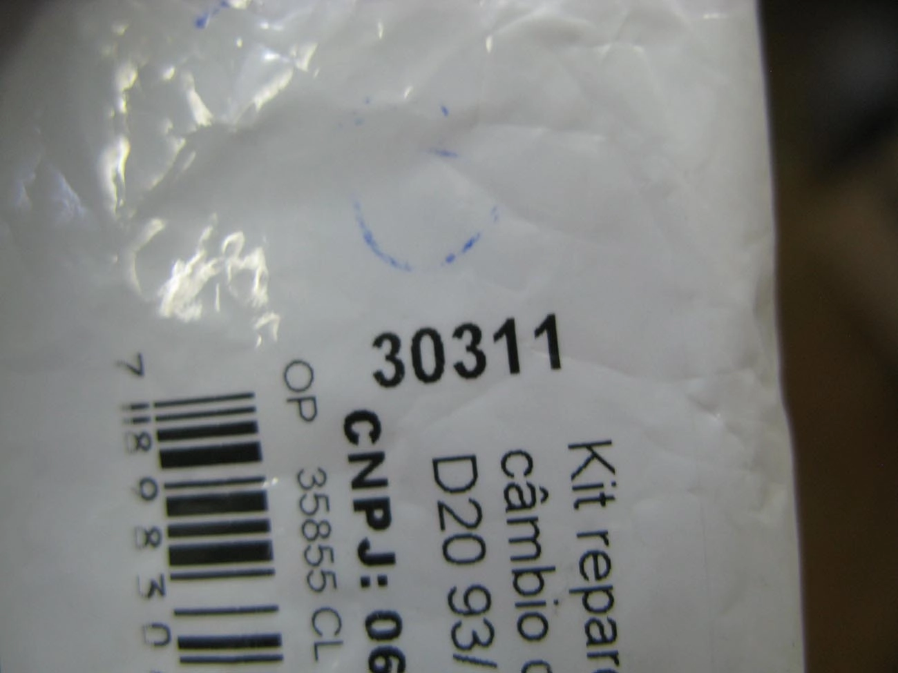 KIT REPARO ALAVANCA CÂMBIO COMPLETO GM D-20 93/