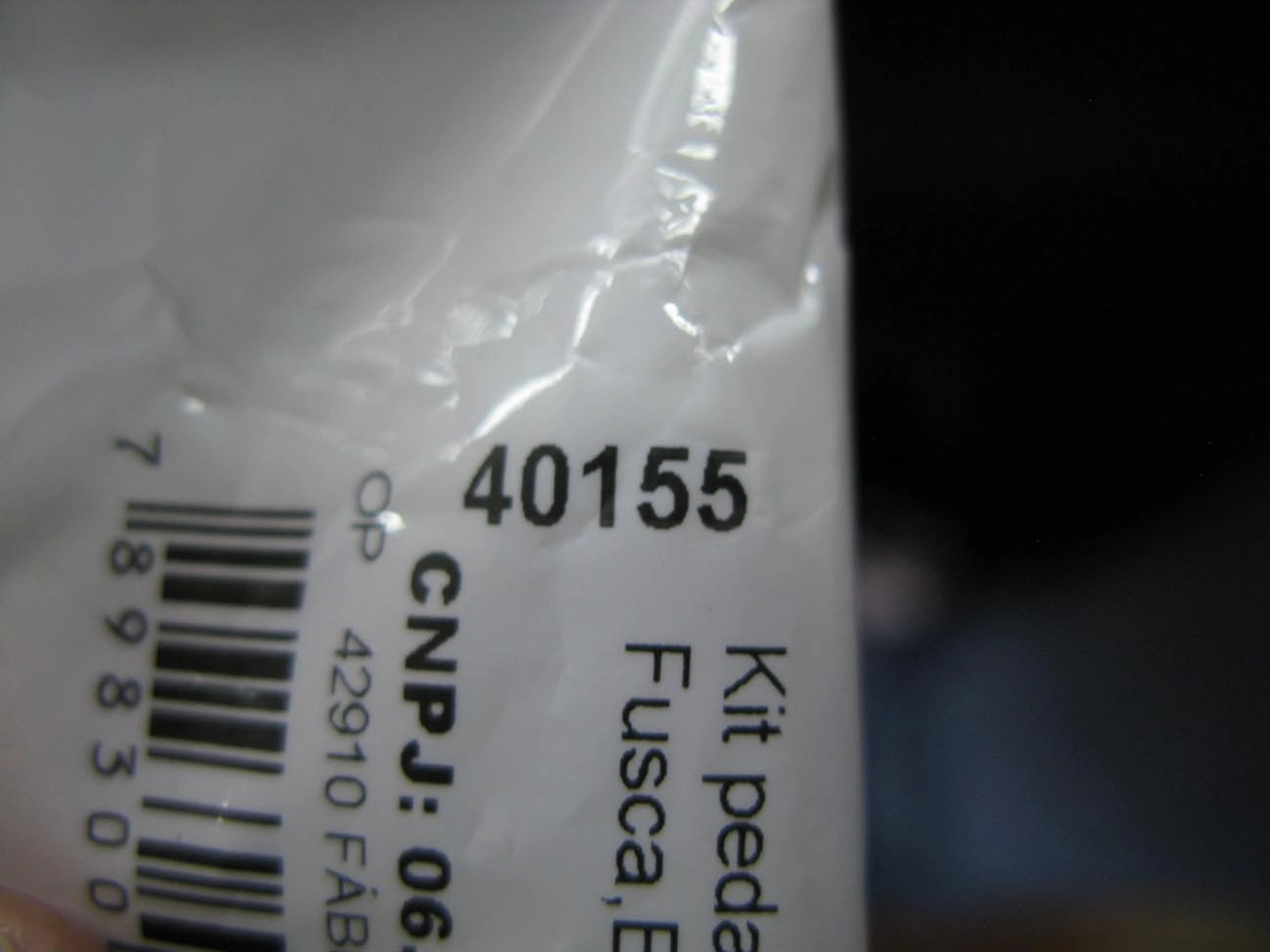 KIT REPARO PEDAL ACELERADOR VW FUSCA/BRASILIA/VARIANT