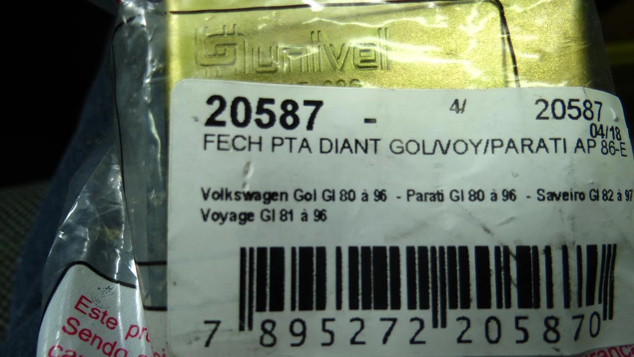 FECHADURA PORTA VW GOL/VOYAGE/PARATI/SAVEIRO 86/ TODOS GER. I - ESQUERDO