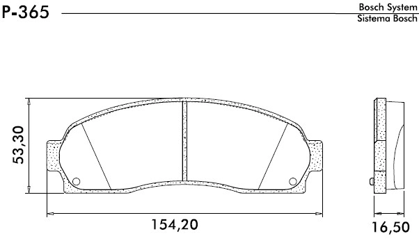 PASTILHA DE FREIO DIANTEIRA FORD RANGER 4X2/4X4 07/ - EXPLORER 4.0 V6 - 4.8 V8 01/05