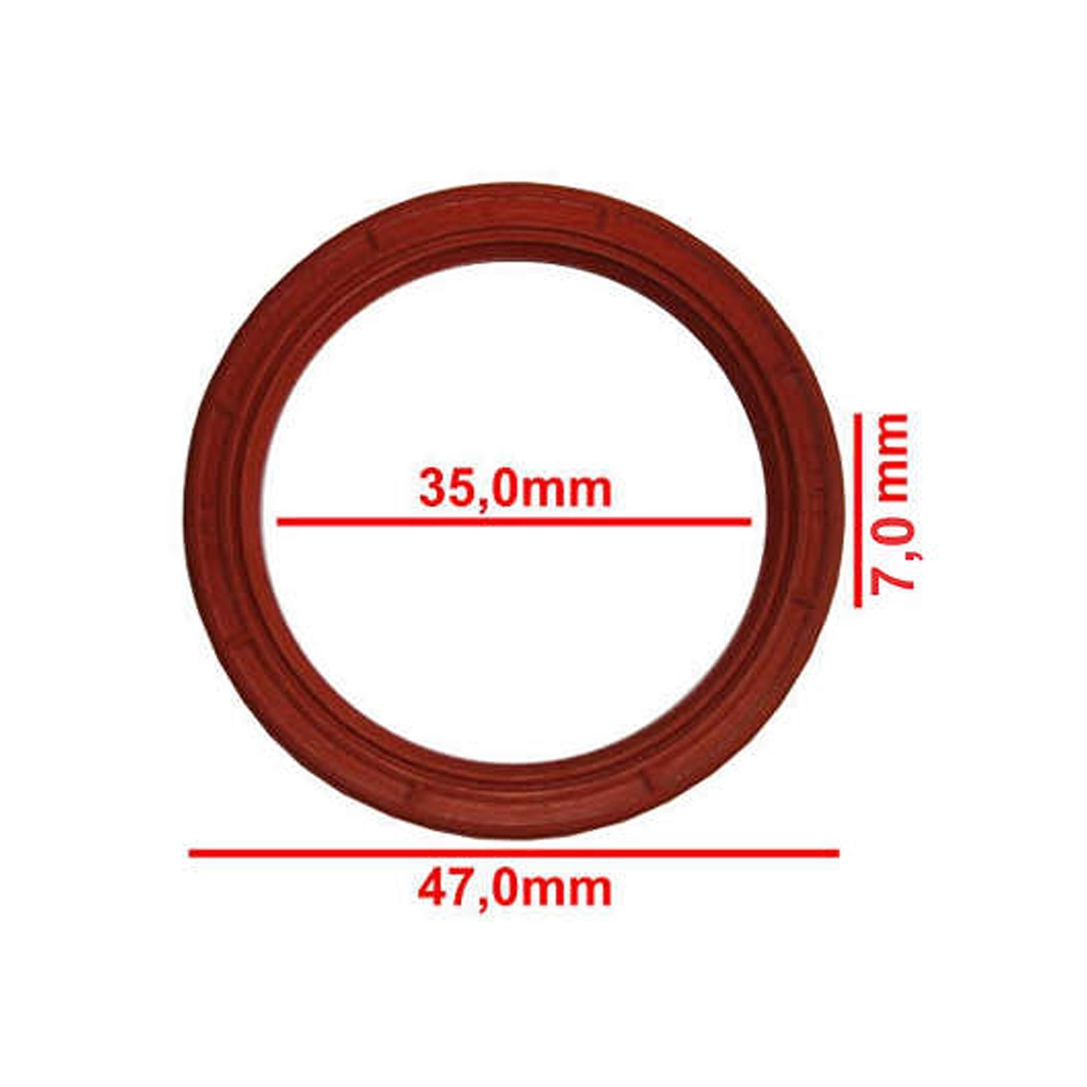 RETENTOR DIANTEIRO  VIRABREQUIM RENAULT CLIO/KANGOO/MEGANE/LOGAN 8/1.6 16V - 35X47X7MM