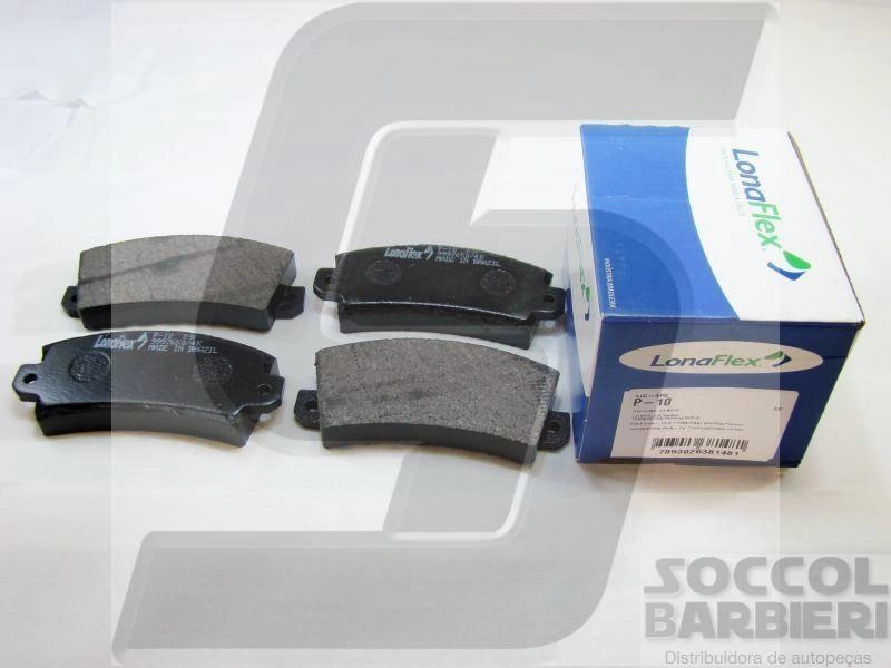 PASTILHA FREIO RODA DIANTEIRA FORD CORCEL/BELINA/DEL REY BENDIX FIAT 147