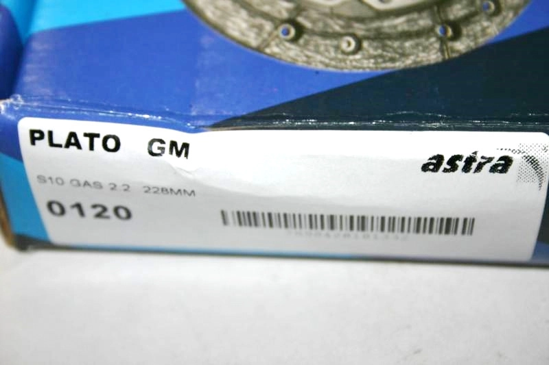 PLATO EMBREAGEM GM S-10/BLAZER 2.2 GASOLINA - 228MM