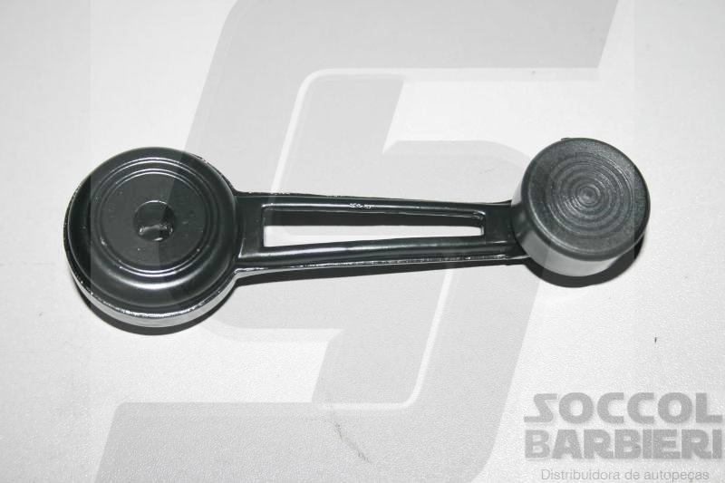 MANIVELA VIDRO FORD CORCEL/BELINA/DEL REY/PAMPA/F-100/1000/4000 - PRETA METAL