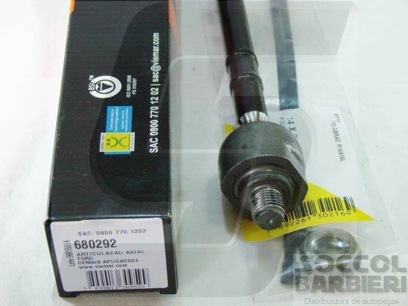 ARTICULAÇÃO/BARRA AXIALM14X2,0  DIREÇÃO HIDRÁULICA FORD FOCUS 04/05