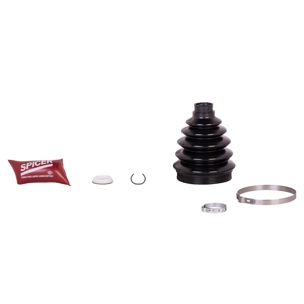 KIT REPARO COIFA HOMOCINÉTICA LADO RODA VW SANTANA 96/ GOL 2.0 16V 95/06 1.0 00/06 TURBO 27X88X125MM