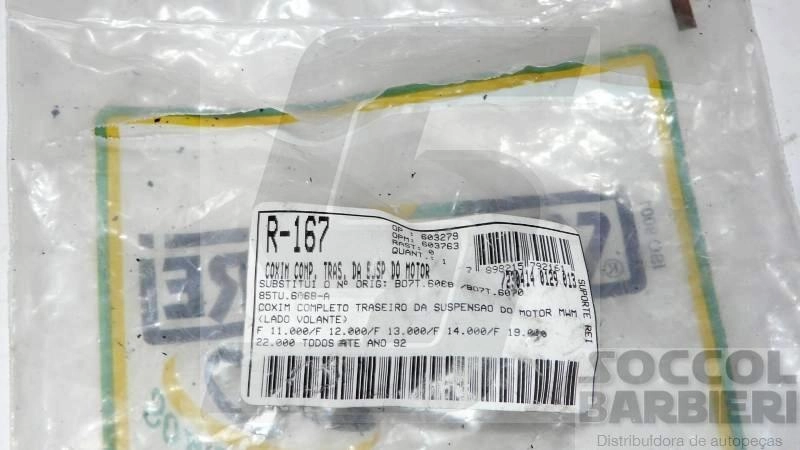 COXIM TRASEIRO SUSPENSÃO MOTOR FORD F-11000/13000/19000/21000/22000