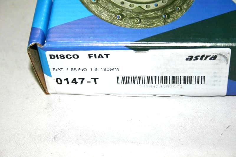 DISCO EMBREAGEM FIAT UNO/PREMIO/ELBA/FIORINO 1.5 /94 - 1.6 /94 - 190MM