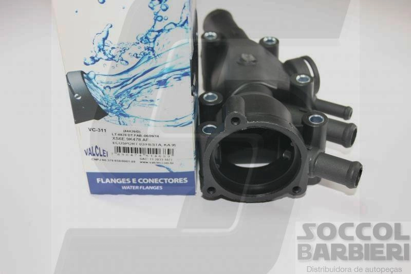 CARCAÇA ÁGUA PLÁSTICO FORD KA/FIESTA/NOVO FIESTA/COURIER 99/ - FOCUS 1.6 03/ - MOTOR ZETE ROCAN