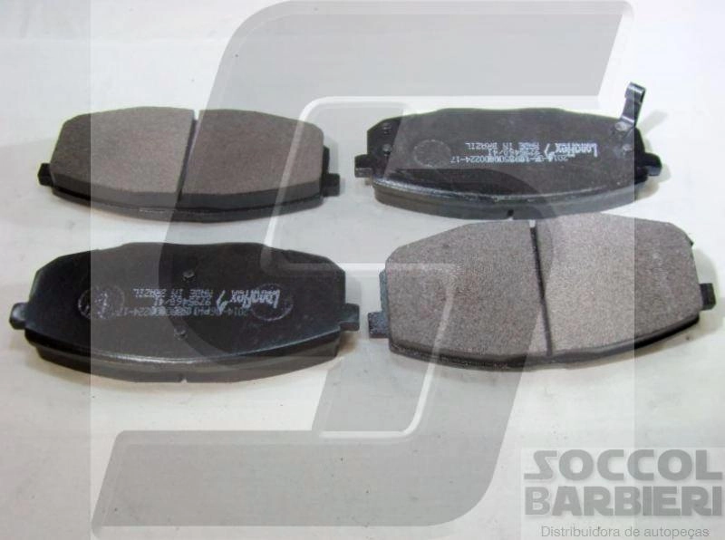 PASTILHA DE FREIO DIANTEIRA HYUNDAI I30 2.0 16V 09/ - KIA CERATO 1.6/2.0 09/ - CARENS 08/