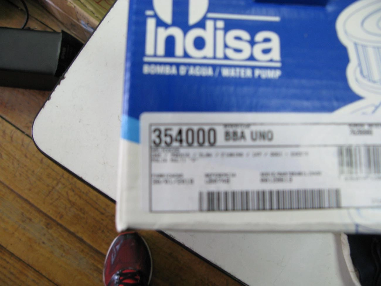 BOMBA AGUA FIAT 147/UNO/PREMIO/ELBA/FIORINO 1050/1300 TODOS