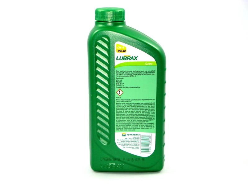 OLEO LUBRIFICANTE MINERAL MULTIVISCOSO CH-4 SAE 15W40 - MOTORES DIESEL