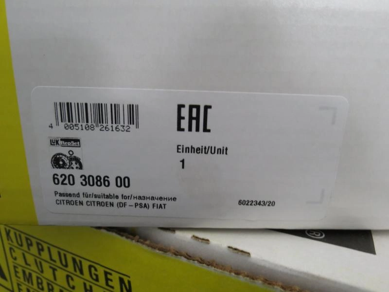 KIT DE EMBREAGEM CITROEN C3/C4 1.6 16V 02/ - PEUGEOT 207/HOGGAR 1.4/1.6 16V 08 - 208 1.5 - 200MM 18E