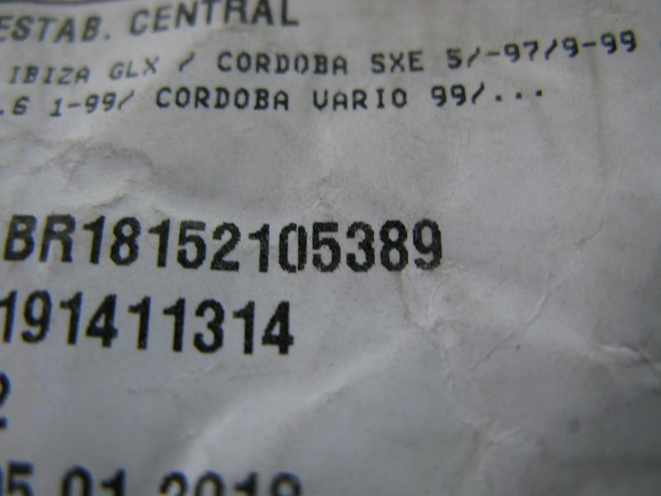 BUCHA DO ESTABILIZADOR DIANTEIRO VW GOLF 94/95 - SEAT CORDOBA/IBIZA - FURO 17MM